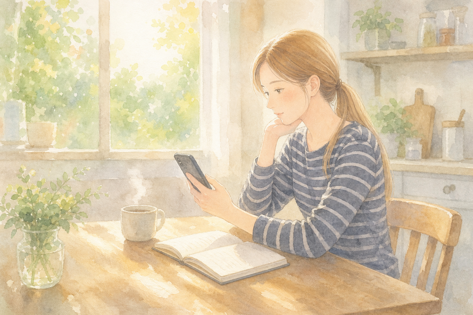 AAO最新見解をスマホで調べるママ