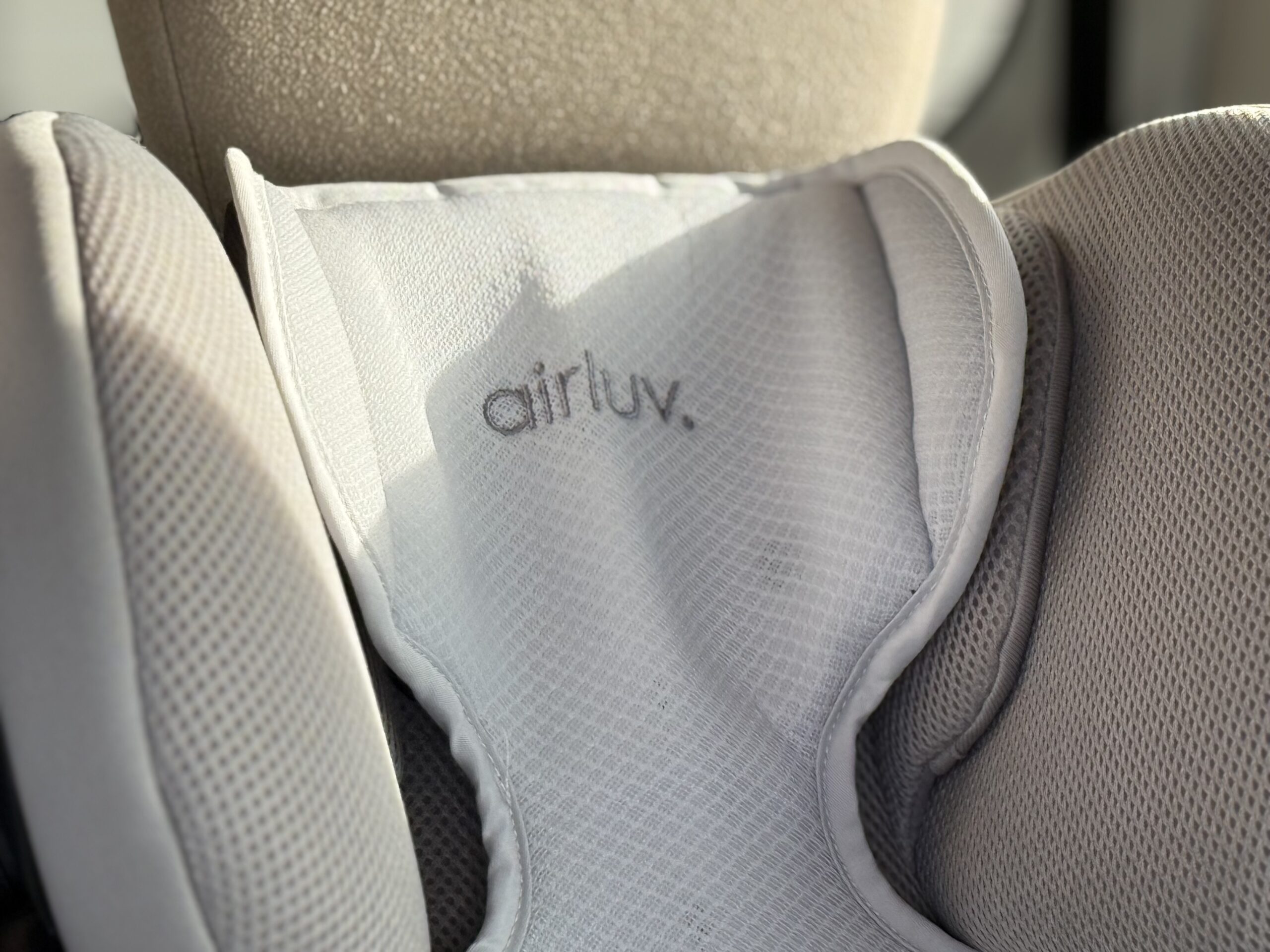 airluvの接触冷感メッシュ面の質感