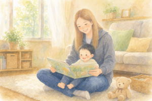 絵本はいつから読み聞かせる?言語発達研究から見る0歳〜1歳のベスト時期