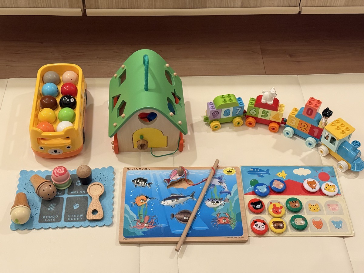 AND TOYBOXの2026年7月分として届いた知育玩具6個